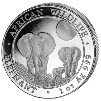 2014 1oz Silver ELEPHANT